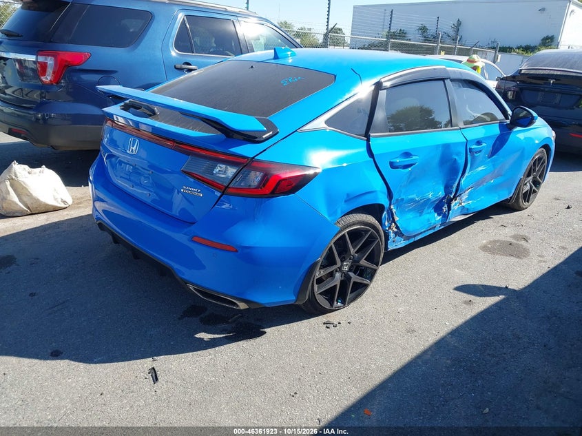 Vin: 19xfl1g88re026658, lot: 46862202, honda civic sport touring 20244