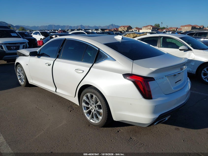 Vin: 1g6dn5rw5l0155741, lot: 46862220, cadillac ct5 premium luxury 20203