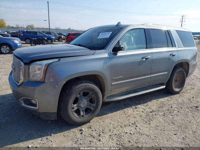 Vin: 1gks2dkc7lr261454, lot: 46862228, gmc yukon 4wd slt standard edition 20202