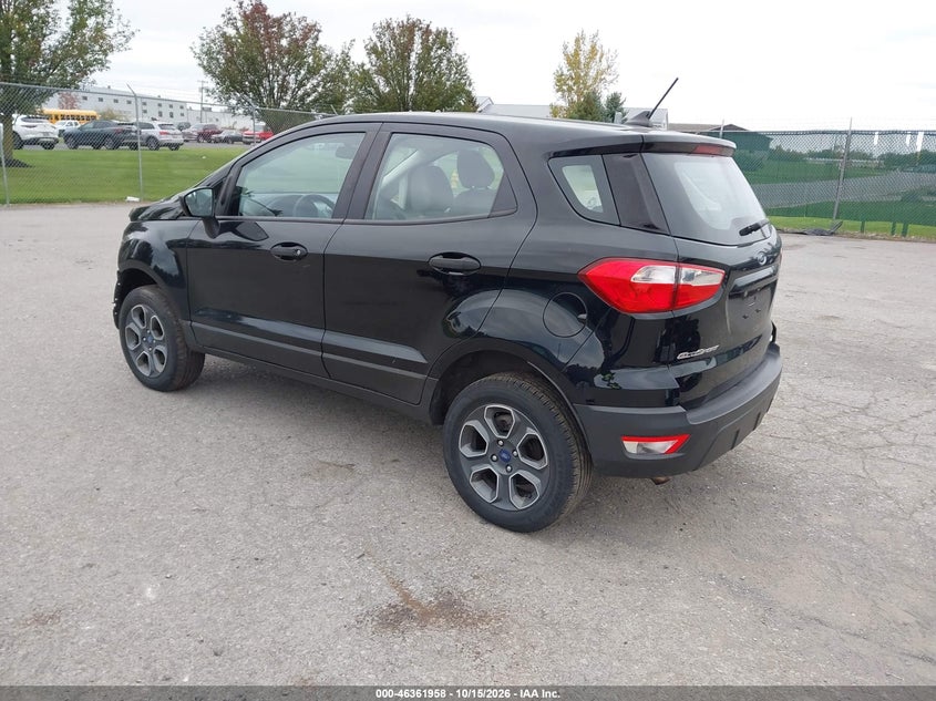 Vin: maj6s3fl5lc382574, lot: 46862237, ford ecosport s 20203