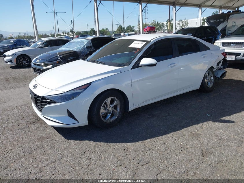 Vin: 5npll4ag5mh041952, lot: 46862272, hyundai elantra se 20212