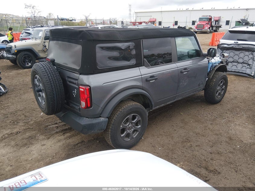Vin: 1fmde7bhxsla48651, lot: 46862297, ford bronco big bend 20254