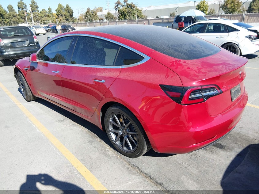 Vin: 5yj3e1ea1kf317246, lot: 46862304, tesla model 3 long range/mid range/standard range/standard range plus 20193