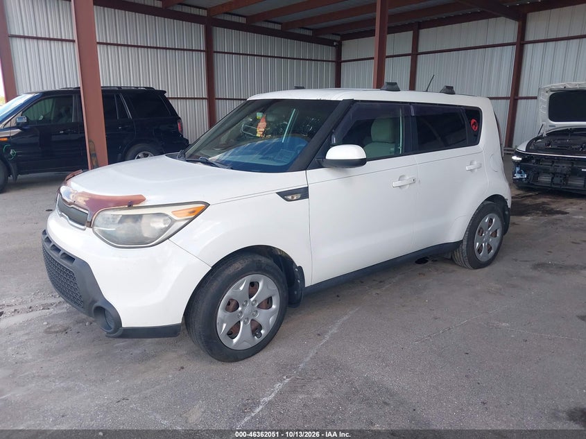 Vin: kndjn2a27e7067629, lot: 46862330, kia soul 20142