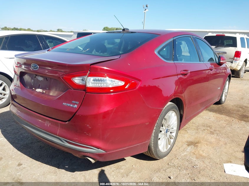 Vin: 3fa6p0lu1dr337759, lot: 46862355, ford fusion hybrid se 20134