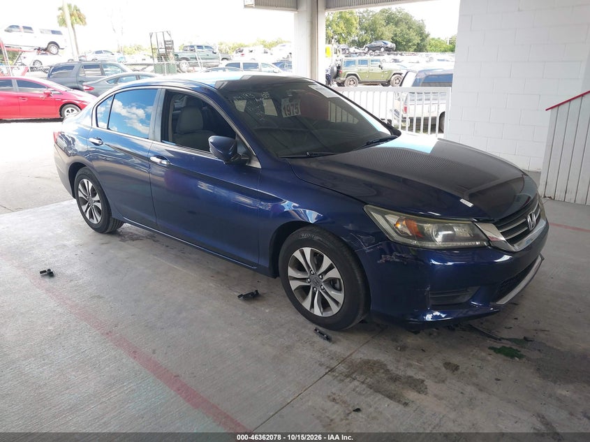 Vin: 1hgcr2f38ea300713, lot: 46862357, honda accord lx 20141