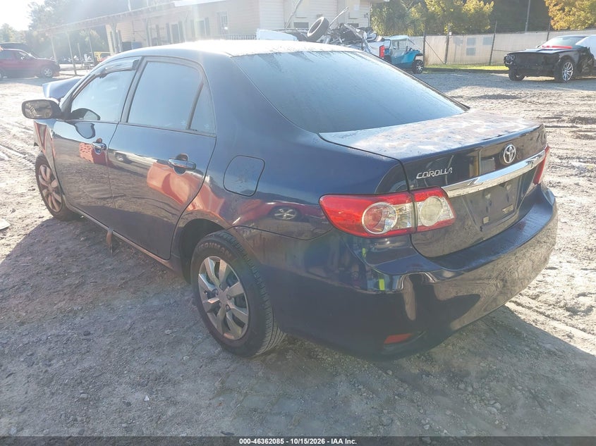Vin: 2t1bu4ee2bc745155, lot: 46862364, toyota corolla le 20113