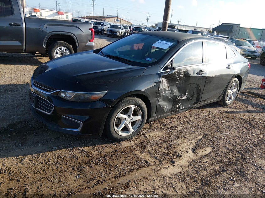2016 Chevrolet Malibu Ls, Left Front, IAAI, VIN 1G1ZB5ST0GF300529 — photo 2