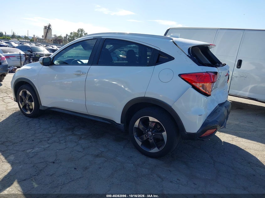 Vin: 3czru6h7xjm727722, lot: 46862375, honda hr-v ex-l 20183