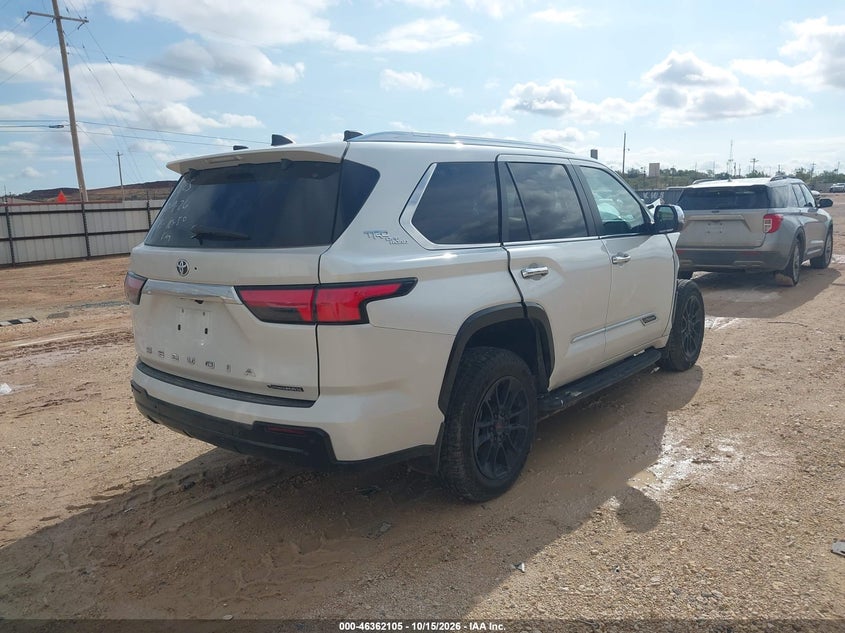 Vin: 7svaaaba7tx082825, lot: 46862384, toyota sequoia 1794 edition 20264