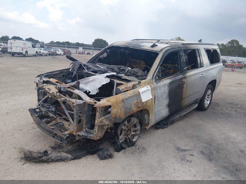 2018 Chevrolet Suburban Ls, Total Burn, IAAI, VIN 1GNSCGKC0JR137332 — photo 2