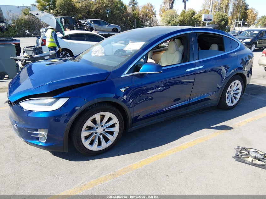 Vin: 5yjxcde27mf324156, lot: 46862492, tesla model x long range dual motor all-wheel drive/long range plus dual motor all-wheel drive 20212