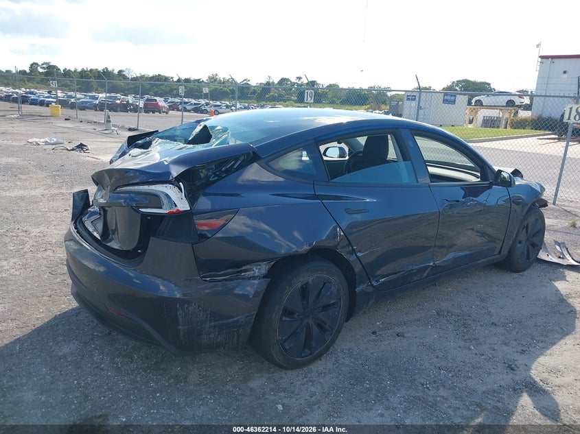 Vin: 5yj3e1ea7sf896288, lot: 46862493, tesla model 3 long range rear-wheel drive/standard rear-wheel drive 20254