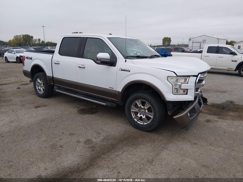 Vin: 1ftew1eg7gkd94708, lot: 46862499, ford f-150 lariat 20161