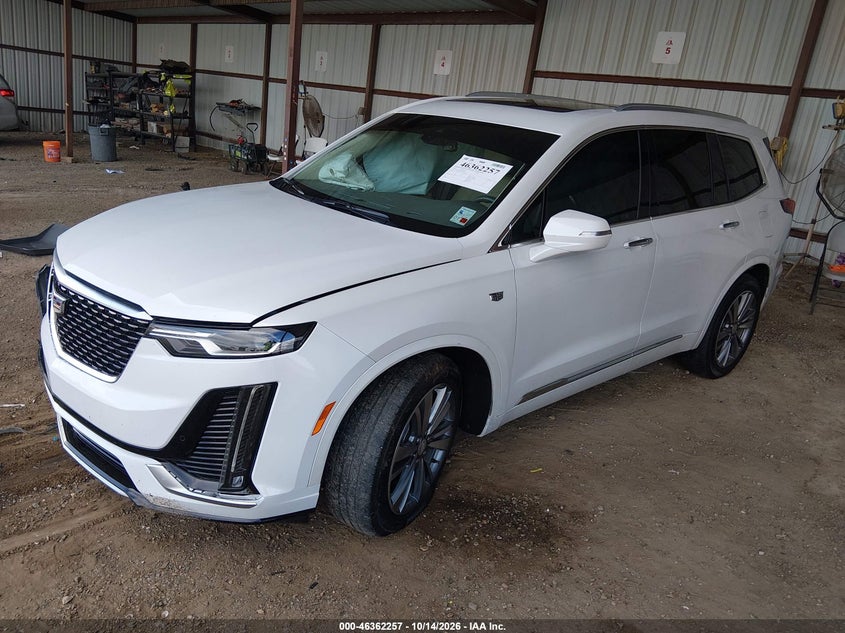 Vin: 1gykpcrsxmz226567, lot: 46862536, cadillac xt6 fwd premium luxury 20212