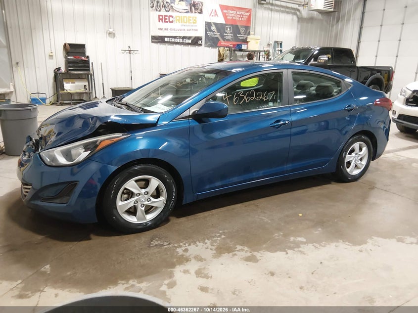 2015 Hyundai Elantra Se, Front End, IAAI, VIN KMHDH4AE5FU310444 — photo 2