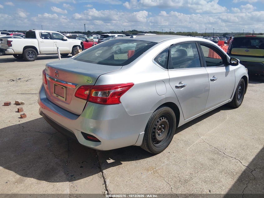 Vin: 3n1ab7apxgl668519, lot: 46862554, nissan sentra sv 20164
