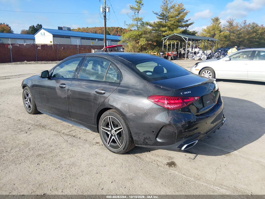 Vin: w1kaf4hb4pr073898, lot: 46862563, mercedes-benz c 300 4matic 20233