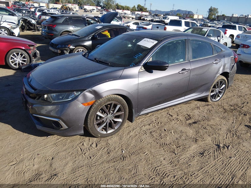 Vin: 19xfc1f36ke215286, lot: 46862578, honda civic ex 20192