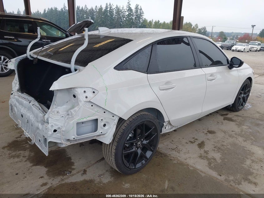 Vin: 2hgfe2f59th561986, lot: 46862589, honda civic sport 20264