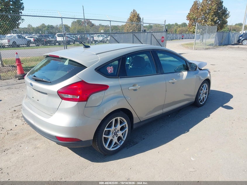 Vin: 1fadp3k2xfl284005, lot: 46862601, ford focus se 20154