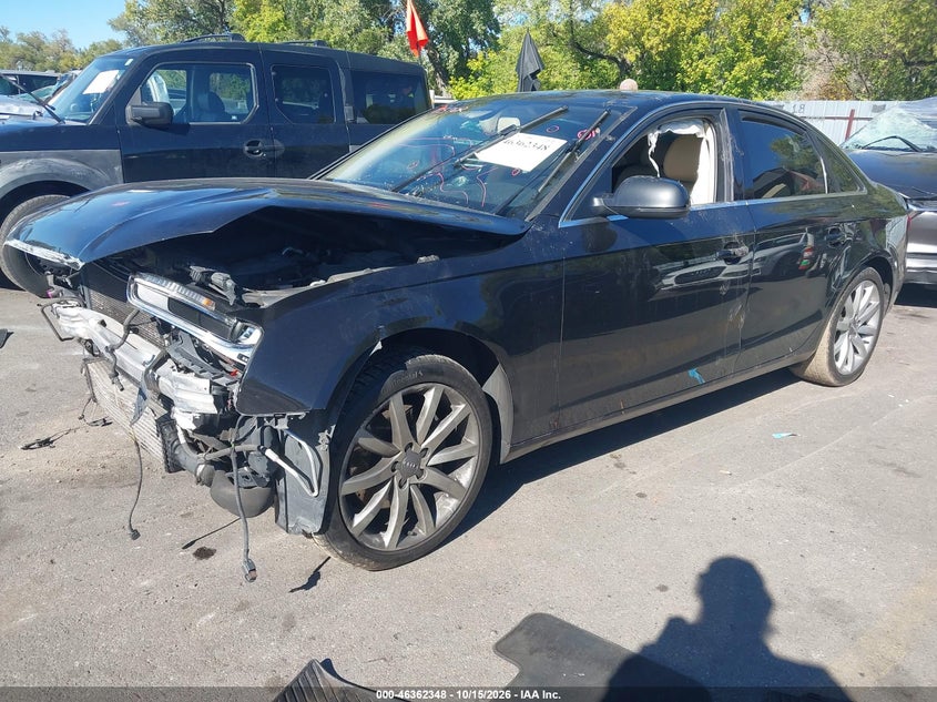 Vin: wauffafl9dn023671, lot: 46862629, audi a4 2.0t premium 20132