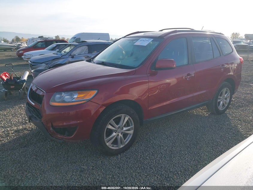 2011 Hyundai Santa Fe Se, Удар спереди, IAAI, VIN 5XYZHDAG7BG074855 — фото 2