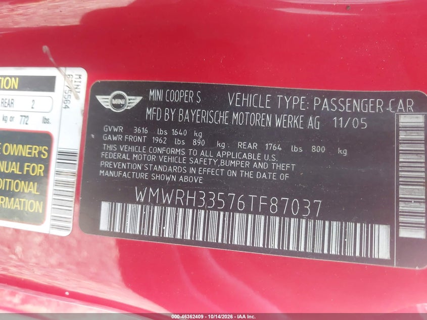 2006 MINI COOPER S · Photo 9