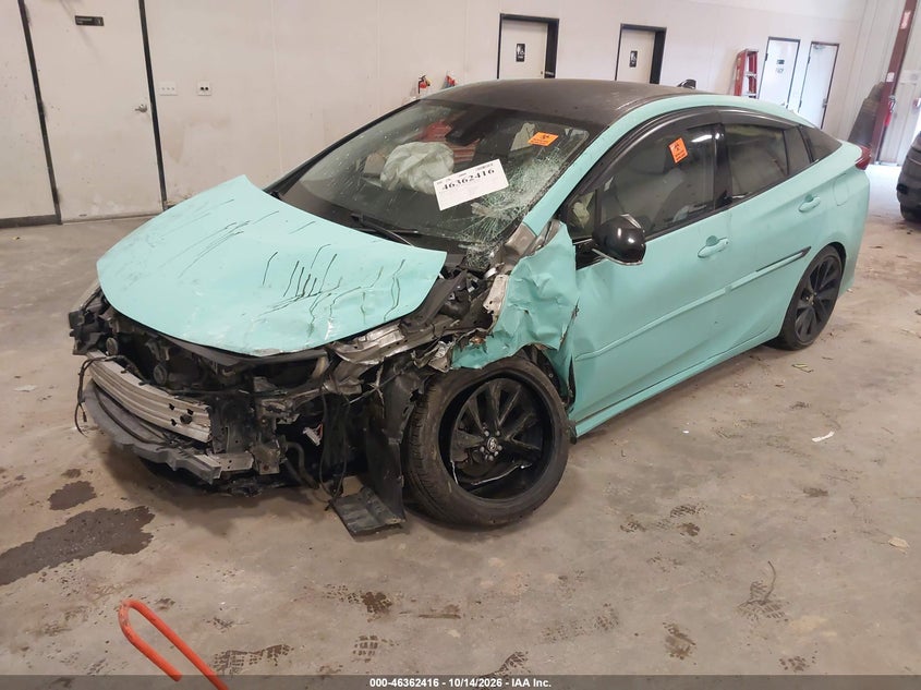 Vin: jtdkarfp0h3034304, lot: 46862699, toyota prius prime advanced 20172