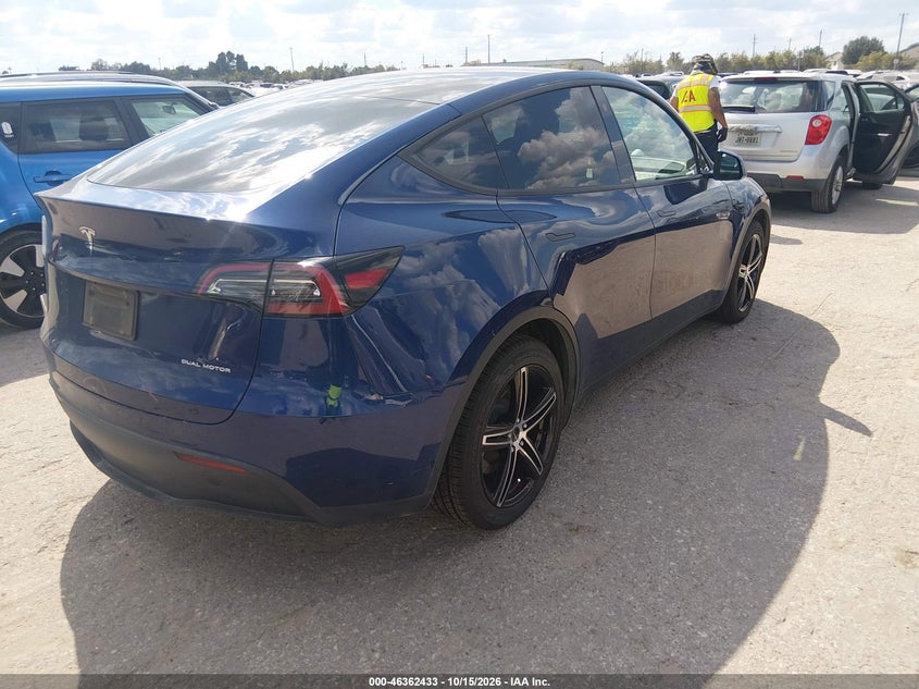 Vin: 7saygdee3pa077242, lot: 46862717, tesla model y awd/long range dual motor all-wheel drive 20234