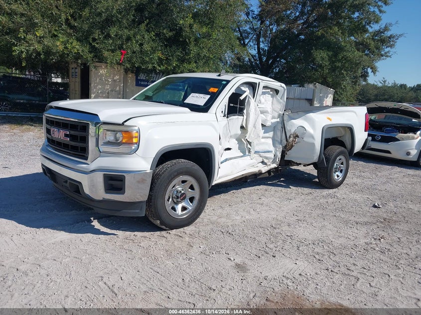 Vin: 1gtr1teh6fz222602, lot: 46862720, gmc sierra 1500 20152