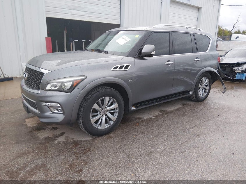 2015 Infiniti Qx80 Limited, Удар сзади, IAAI, VIN JN8AZ2NE4F9082608 — фото 2