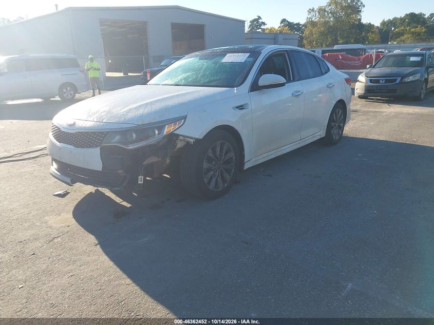 2016 Kia Optima Ex, Неизвестно, IAAI, VIN 5XXGU4L36GG050815 — фото 2