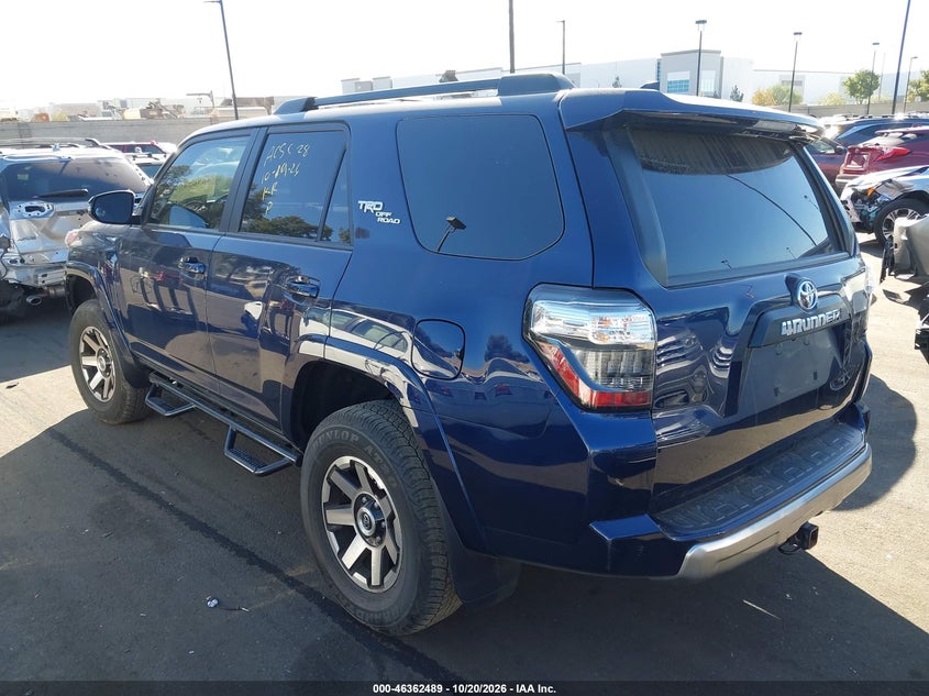 Vin: jteru5jr0m5950207, lot: 46862774, toyota 4runner trd off road premium 20213