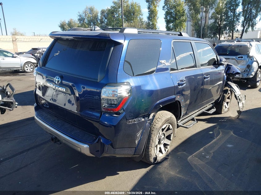 Vin: jteru5jr0m5950207, lot: 46862774, toyota 4runner trd off road premium 20214