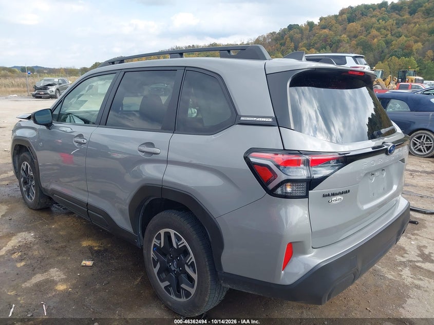 Vin: jf2sldbc8sh436941, lot: 46862779, subaru forester premium 20253