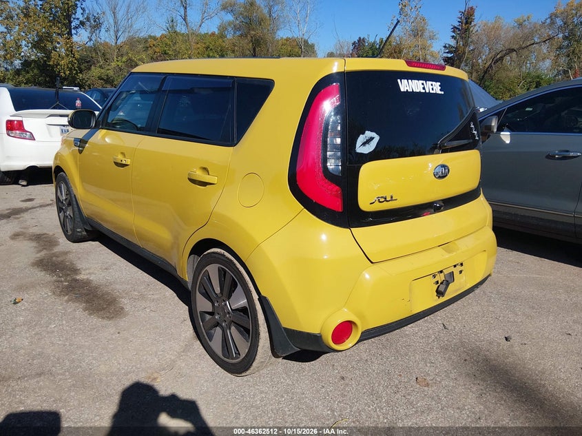 Vin: kndjx3a57e7051232, lot: 46862798, kia soul ! 20143