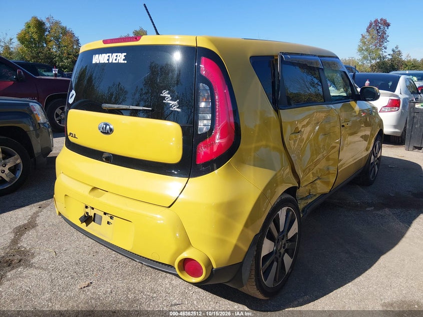 Vin: kndjx3a57e7051232, lot: 46862798, kia soul ! 20144
