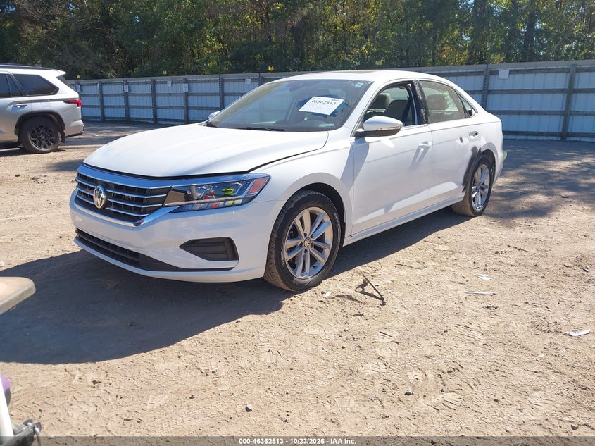 Vin: 1vwwa7a32lc003698, lot: 46862799, volkswagen passat 2.0t se 20202