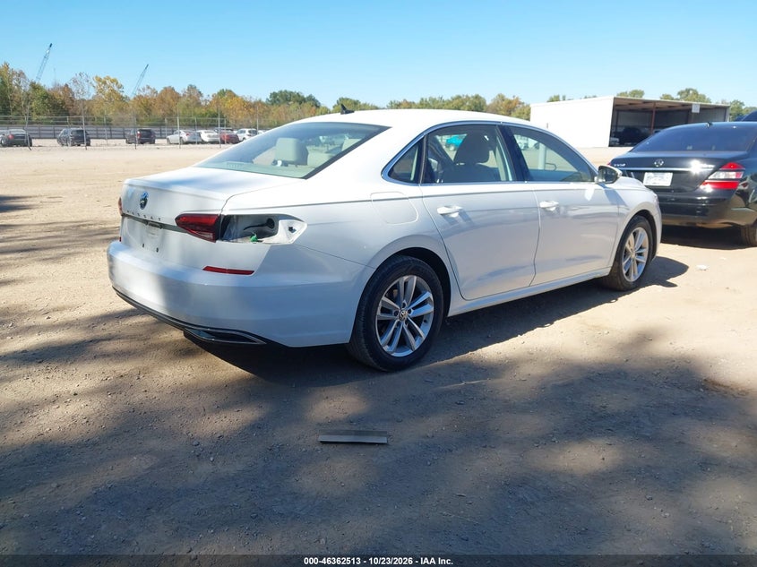 Vin: 1vwwa7a32lc003698, lot: 46862799, volkswagen passat 2.0t se 20204