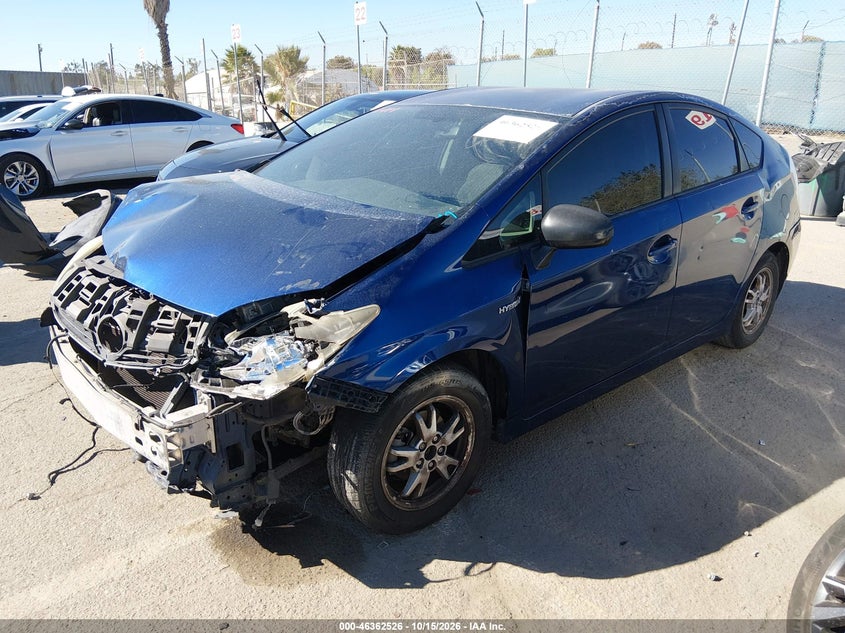 Vin: jtdkn3du3a0035609, lot: 46862813, toyota prius iii 20102
