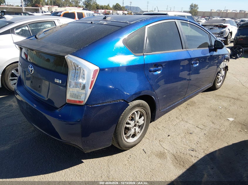 Vin: jtdkn3du3a0035609, lot: 46862813, toyota prius iii 20104