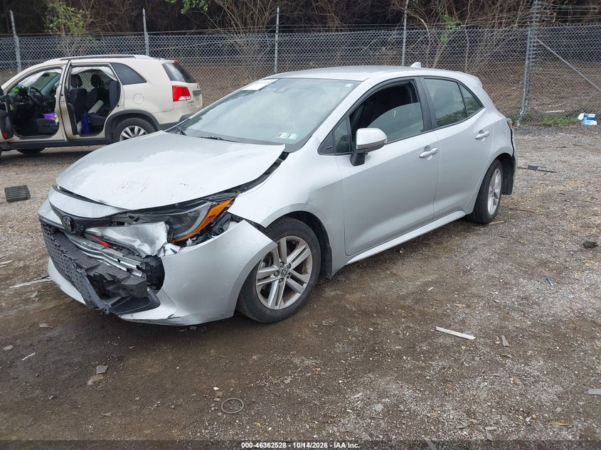 Vin: jtnd4mbe9n3165326, lot: 46862814, toyota corolla se 20222