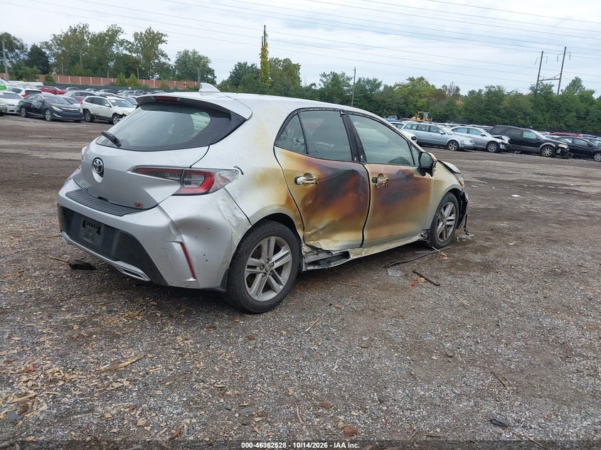 Vin: jtnd4mbe9n3165326, lot: 46862814, toyota corolla se 20224