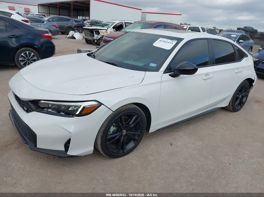 Vin: 2hgfe1e56th475627, lot: 46862819, honda civic si sedan 20262