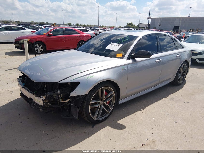 2018 Audi A6 3.0T Premium Plus, Удар спереду, IAAI, VIN WAUG3AFC2JN055189 — фото 2