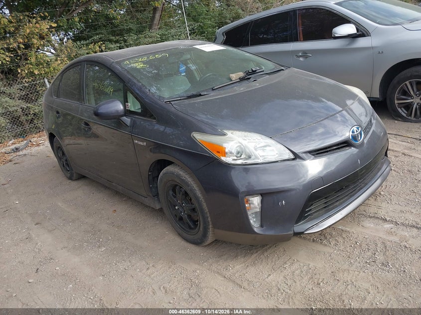 Vin: jtdkn3du7d5653703, lot: 46862897, toyota prius two 20131