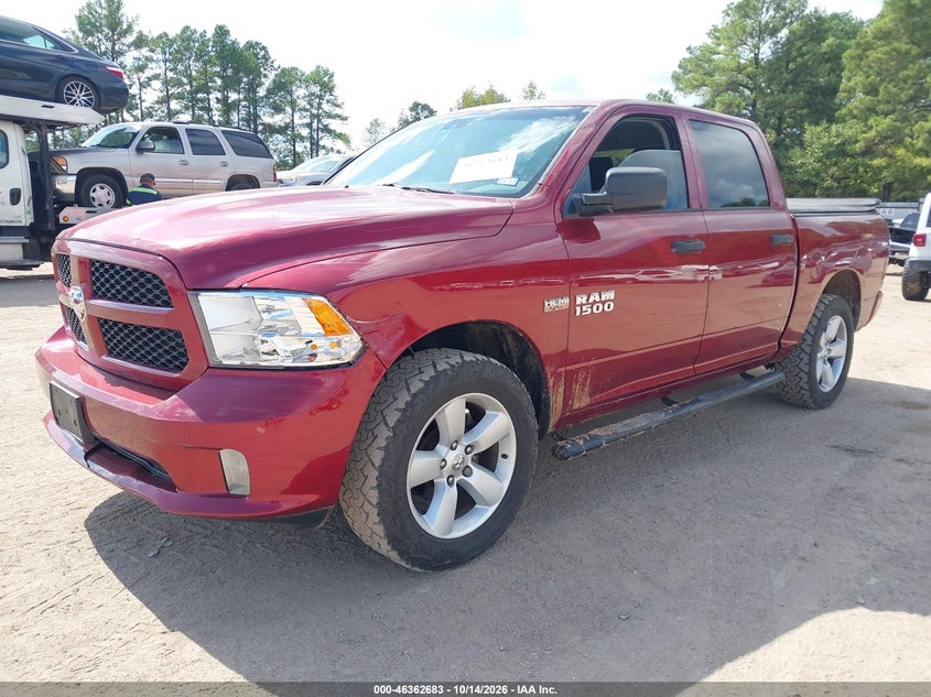 Vin: 1c6rr7kt9fs667666, lot: 46862972, ram 1500 express 20152