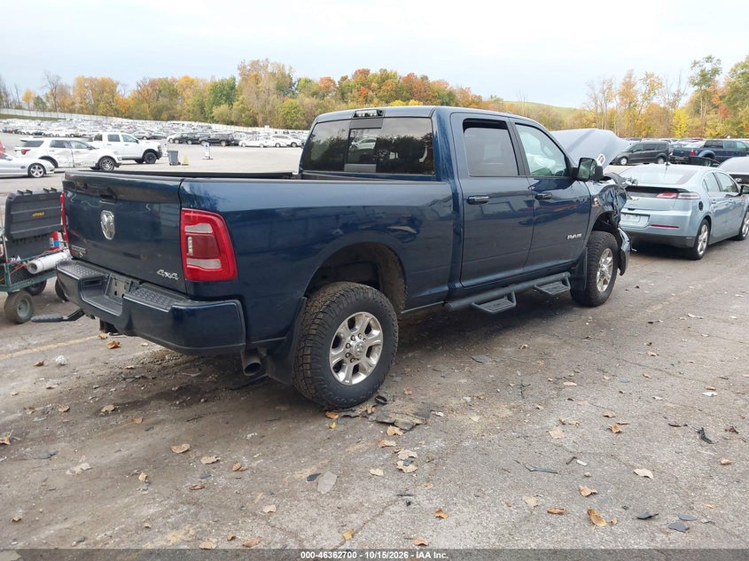 Vin: 3c6ur5dl8mg611184, lot: 46862990, ram 2500 big horn  4x4 6'4 box 20214