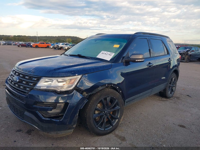 Vin: 1fm5k7d88hgb30891, lot: 46862991, ford explorer xlt 20172